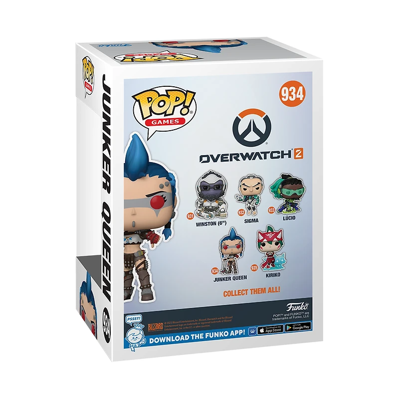 Funko POP! Games: Overwatch 2 Junker Queen 5-in Vinyl Figure