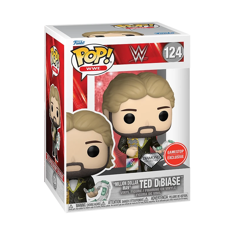 Funko POP! WWE: Ted DiBiase (or Chase) 4-in Vinyl Figure GameStop Exclusive