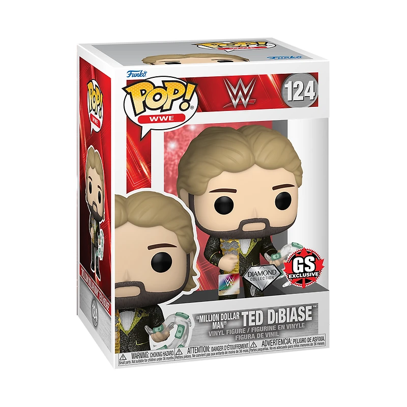 Funko POP! WWE: Ted DiBiase (or Chase) 4-in Vinyl Figure GameStop Exclusive