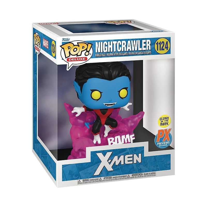 Funko POP! Deluxe: X-Men Nightcrawler (Teleporting) 6-in Vinyl Figure Previews Exclusive