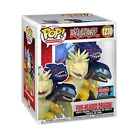 Funko POP! Super Animation: Yu-Gi-Oh! Five-Headed Dragon 6.41-in Vinyl Figure 2022 New York Comic Con Exclusive