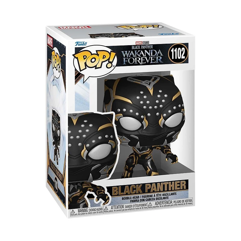 Funko POP! Marvel Black Panther: Wakanda Forever Black Panther 3.2-in Vinyl Bobblehead