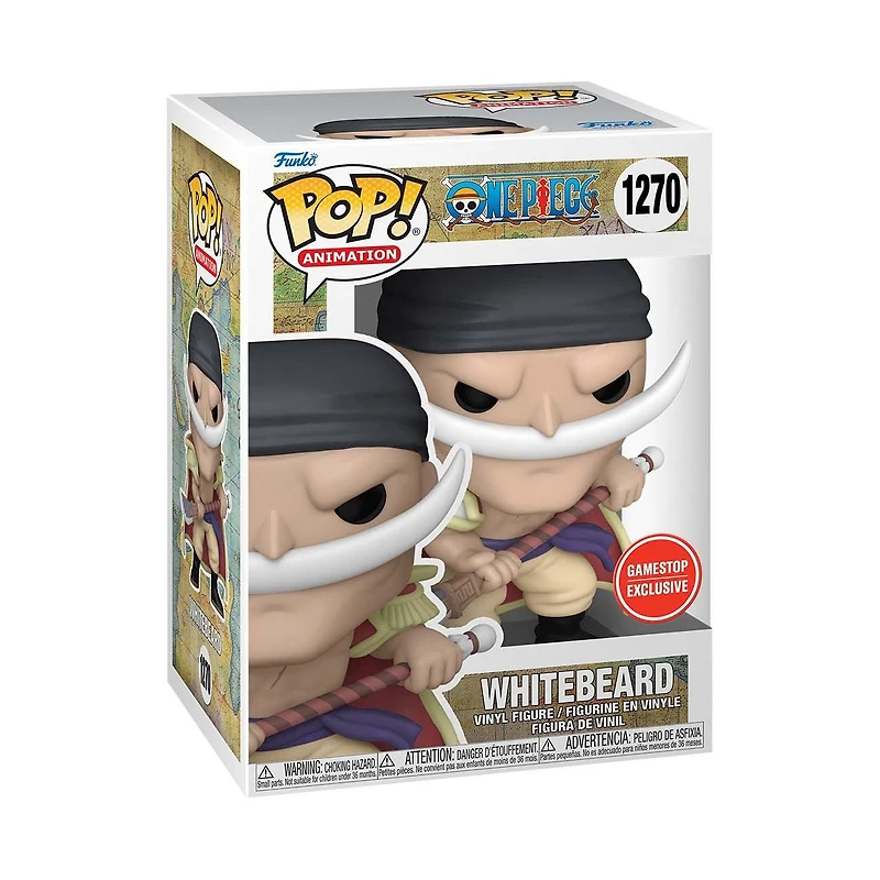 Funko POP! Animation: One Piece Whitebeard (or Chase) 5.2-in Vinyl Figure GameStop Exclusive