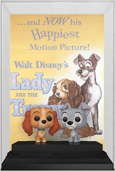 Funko POP! Movie Poster: Disney Lady and The Tramp Vinyl Figure Set with Poster
