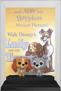 Funko POP! Movie Poster: Disney Lady and The Tramp Vinyl Figure Set with Poster
