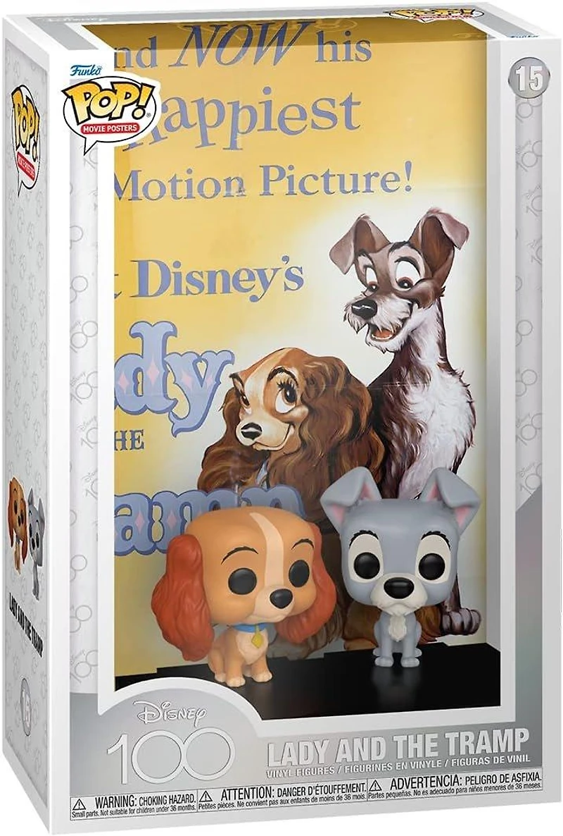 Funko POP! Movie Poster: Disney Lady and The Tramp Vinyl Figure Set with Poster