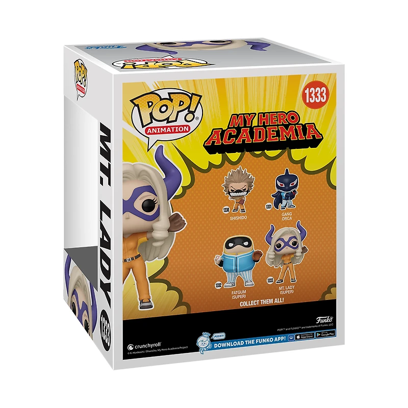 Funko POP! Animation: My Hero Academia Mt. Lady 6.8-in Vinyl Figure