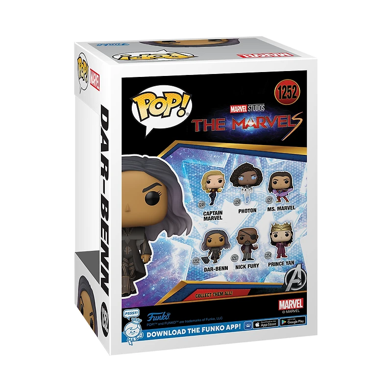 Funko POP! Marvel Studios' The Marvels Dar-Benn 3.8-in Vinyl Bobblehead