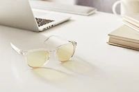 GUNNAR Crystal Gaming and Computer Glasses with Amber Tint