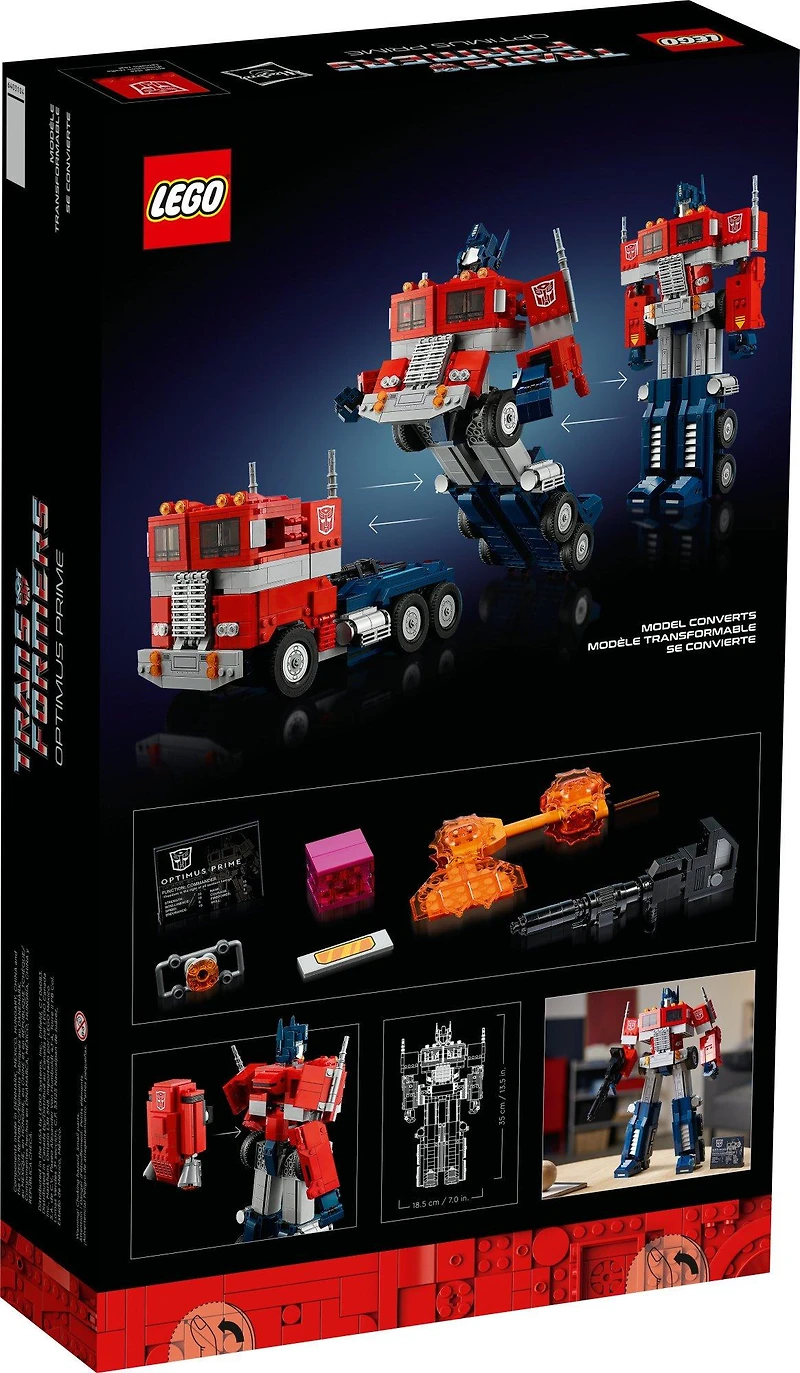 LEGO Icons Optimus Prime Building Kit 10302