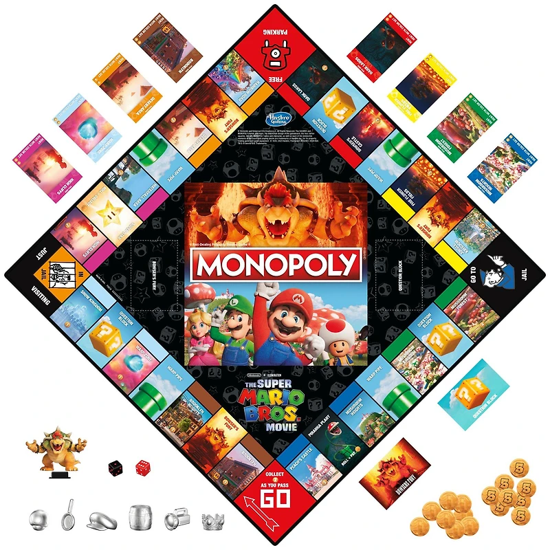 Monopoly Super Mario Movie Board Game