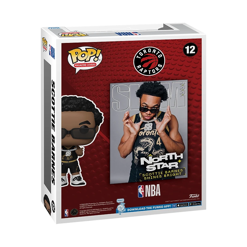 Funko POP! Magazine Covers: Slam Toronto Raptors Scottie Barnes 4.2-in Vinyl Figure
