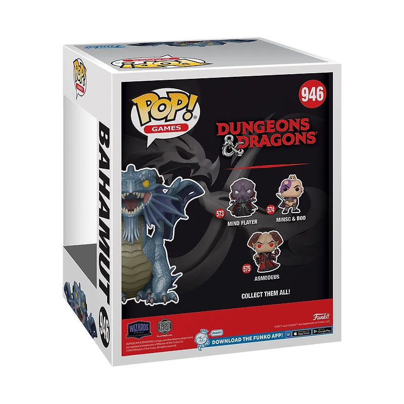 Funko POP! Dungeons and Dragons Bahamut 4.85-in Vinyl Figure GameStop Exclusive
