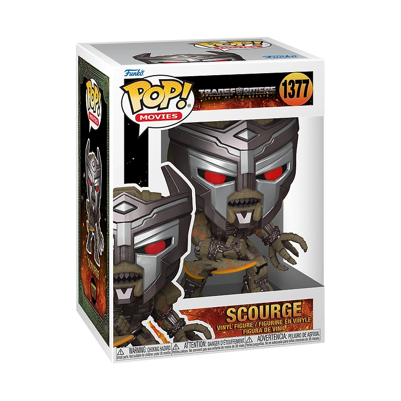Funko POP! Movies: Transformers: Rise of the Beasts Scourge 4.9-in Vinyl Figure