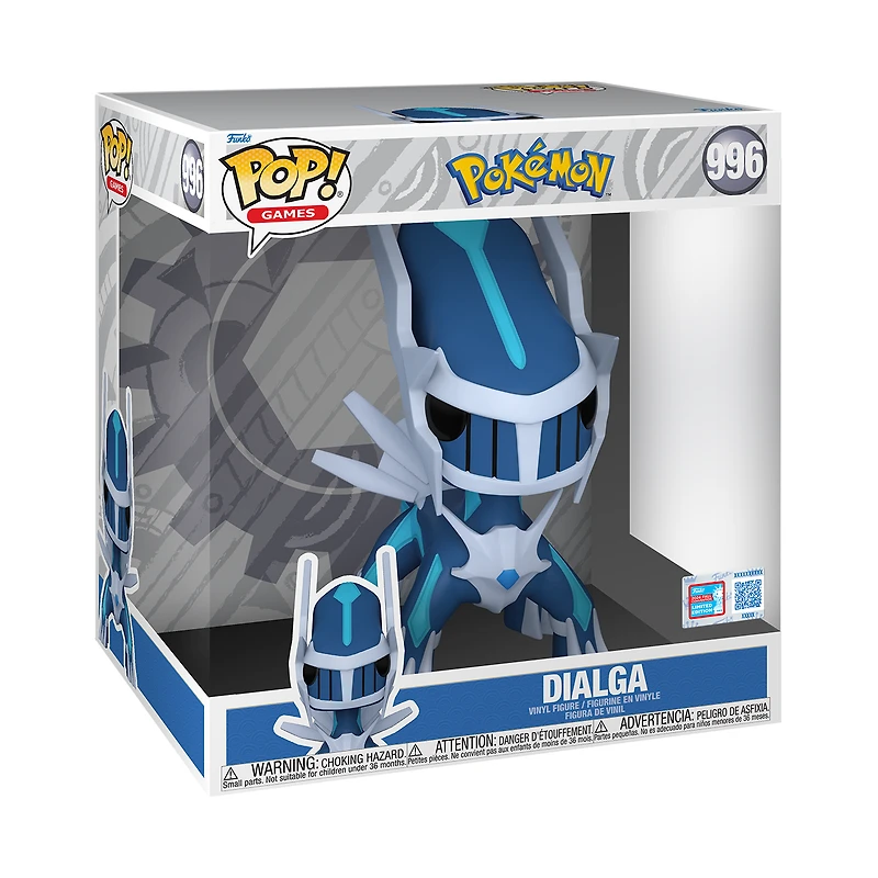 Funko POP! Jumbo: Pokemon Dialga 10-in Vinyl Figure 2024 New York Comic Con Exclusive