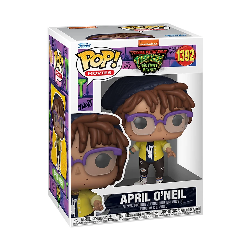 Funko POP! Movies: Teenage Mutant Ninja Turtles: Mutant Mayhem April O'Neil 3.9-in Vinyl Figure