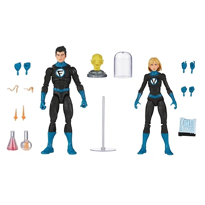 Hasbro Marvel Legends Series Fantastic Four Franklin and Valeria Richards 6-in Action Figure Set 2-Pack