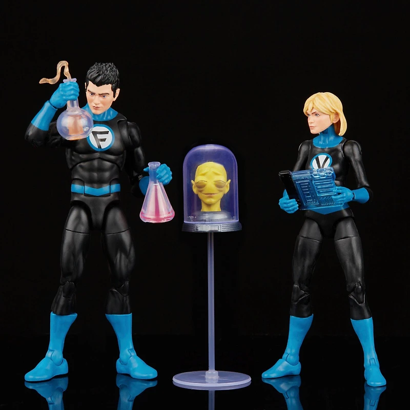 Hasbro Marvel Legends Series Fantastic Four Franklin and Valeria Richards 6-in Action Figure Set 2-Pack