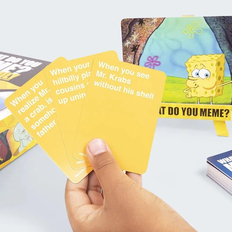 WHAT DO YOU MEME? SpongeBob SquarePants Expansion Pack Card Game