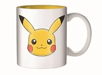 Pokemon Pikachu Happy Face Wax Resist 20 oz Ceramic Mug