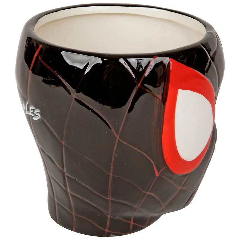 Spider Man Miles Morales Ceramic 3D Sculpted 20 oz Mug