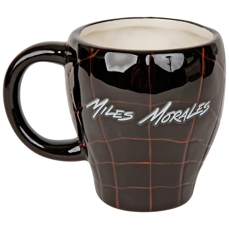 Spider Man Miles Morales Ceramic 3D Sculpted 20 oz Mug
