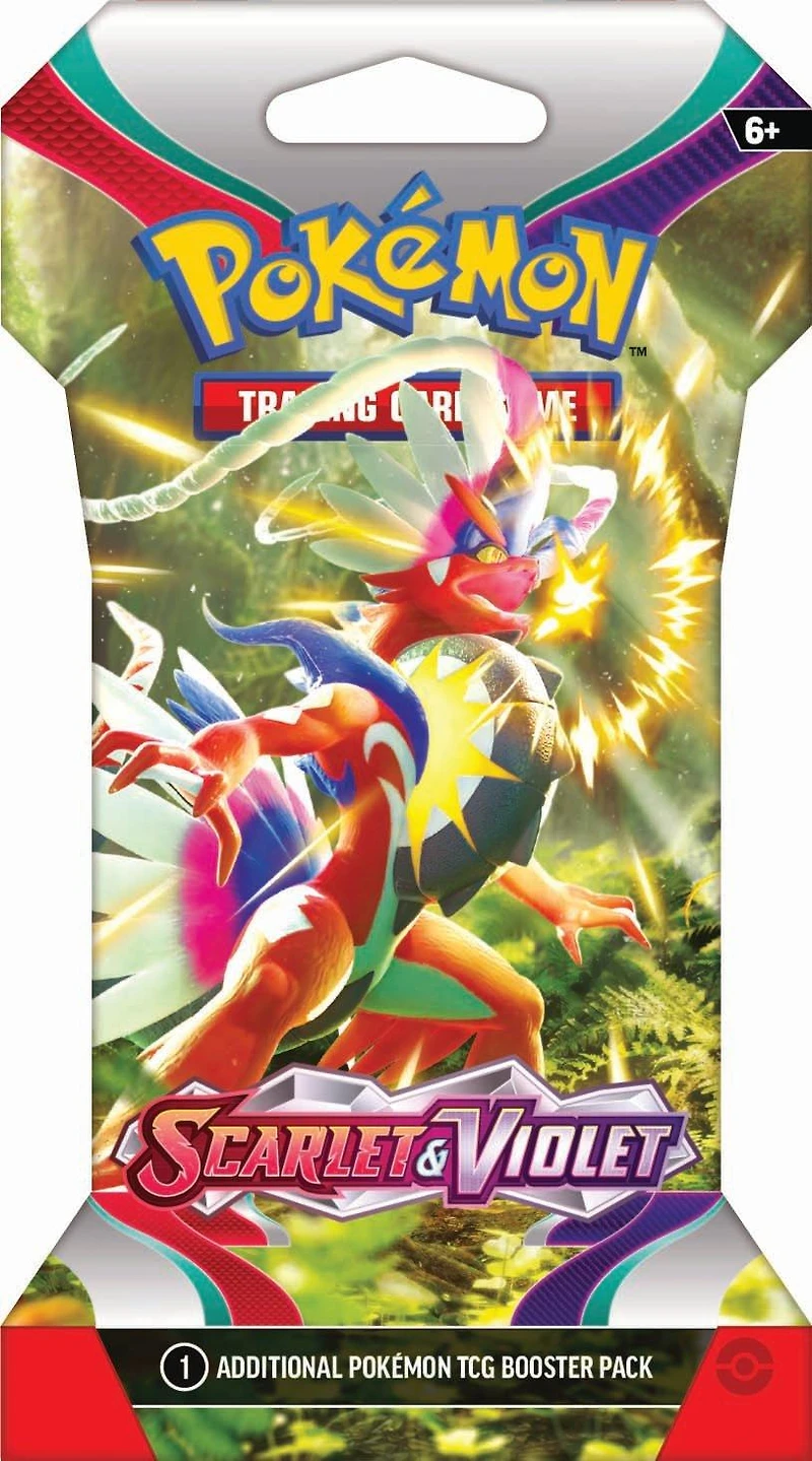 Pokemon Trading Card Game: Scarlet and Violet Sleeved Booster Pack (Styles May Vary