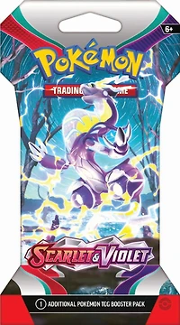 Pokemon Trading Card Game: Scarlet and Violet Sleeved Booster Pack (Styles May Vary