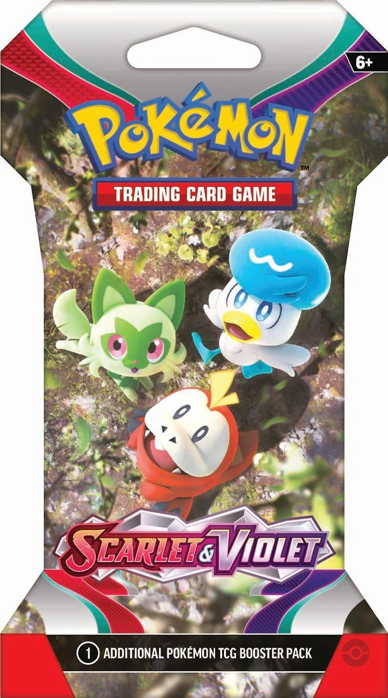 Pokemon Trading Card Game: Scarlet and Violet Sleeved Booster Pack (Styles May Vary