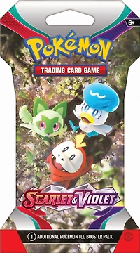 Pokemon Trading Card Game: Scarlet and Violet Sleeved Booster Pack (Styles May Vary