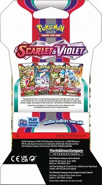 Pokemon Trading Card Game: Scarlet and Violet Sleeved Booster Pack (Styles May Vary