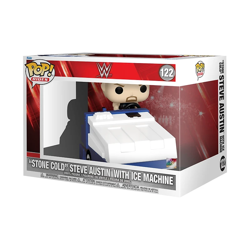 Funko POP! Rides: "Stone Cold" Steve Austin with Ice Machine 6.6-in Vinyl Figure