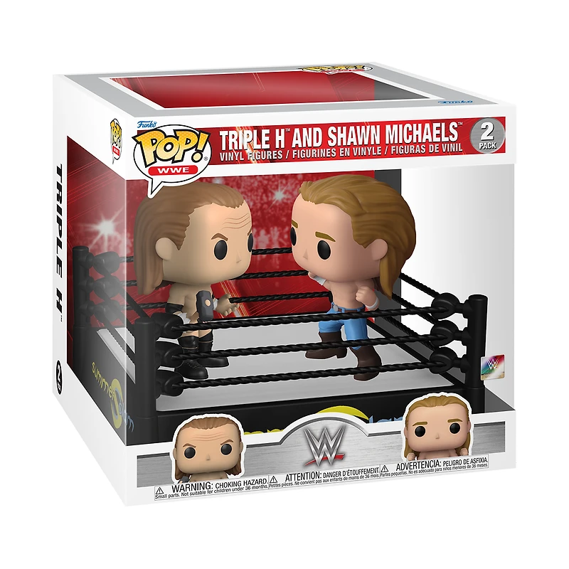 Funko POP! Moments: WWE Triple H and Shawn Michaels 5.3-in Vinyl Figure Set