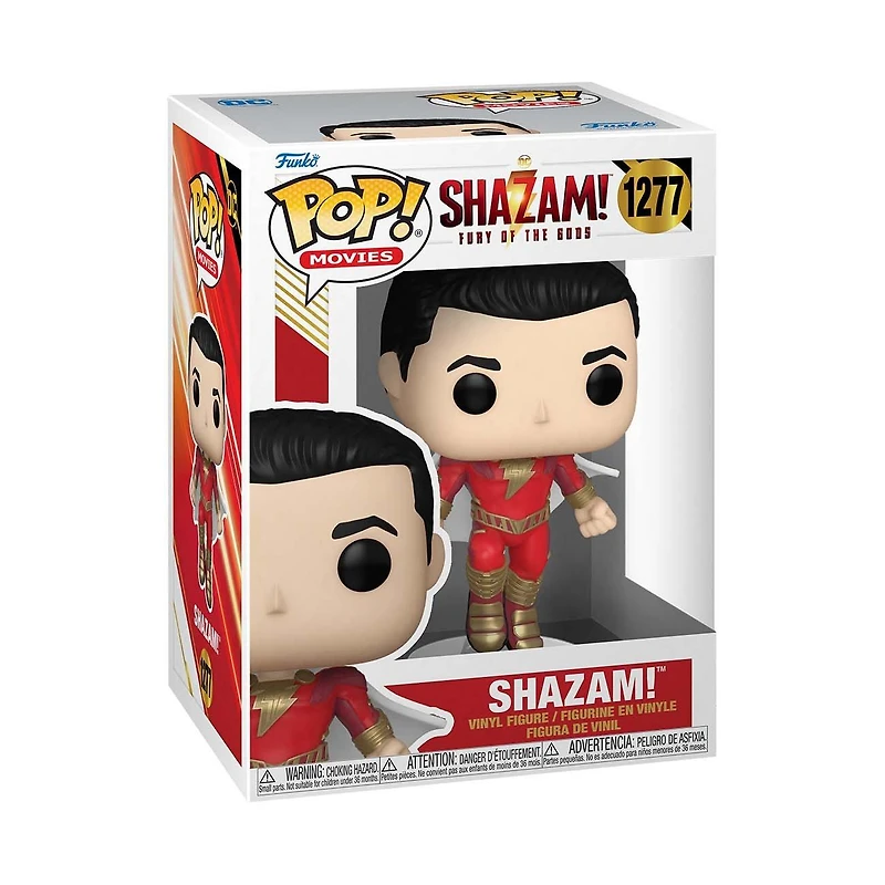 Funko POP! Movies: DC Comics Shazam! Fury of the Gods Shazam! 4.45-in Vinyl Figure