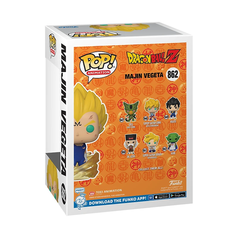 Funko POP! and Tee: Dragon Ball Z Majin Vegeta Vinyl Figure and Unisex T-Shirt GameStop Exclusive