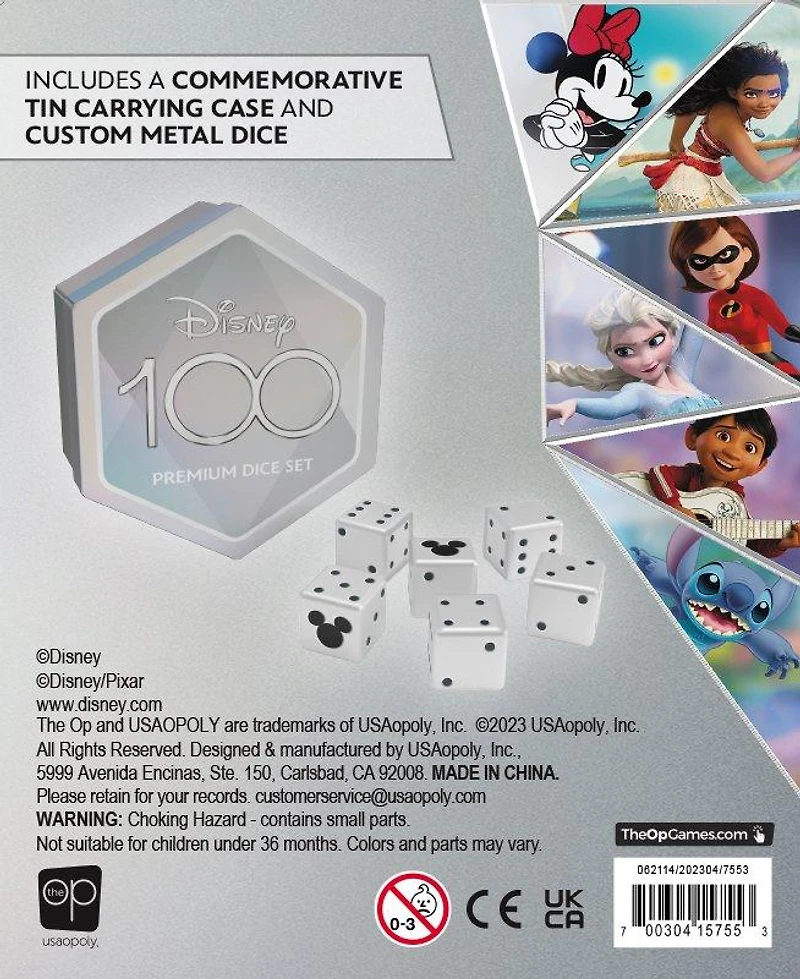 Disney100 Premium Dice Set