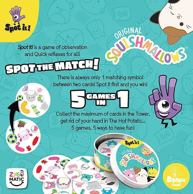 Spot It! Squishmallows Game