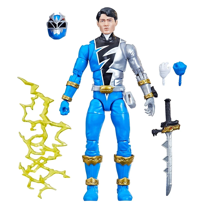 Hasbro Power Rangers Lightning Collection Dino Fury Blue Ranger 6-in Action Figure