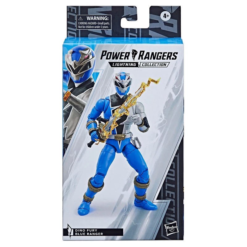Hasbro Power Rangers Lightning Collection Dino Fury Blue Ranger 6-in Action Figure