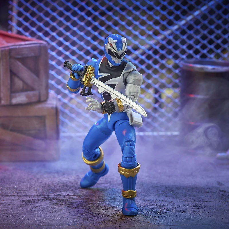 Hasbro Power Rangers Lightning Collection Dino Fury Blue Ranger 6-in Action Figure