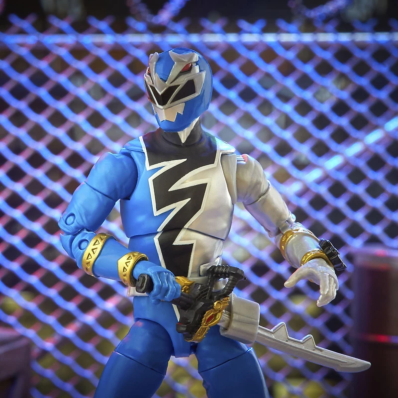 Hasbro Power Rangers Lightning Collection Dino Fury Blue Ranger 6-in Action Figure