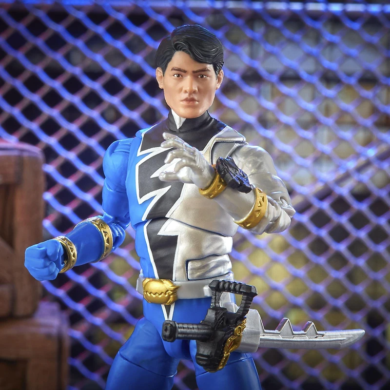 Hasbro Power Rangers Lightning Collection Dino Fury Blue Ranger 6-in Action Figure