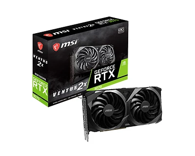 MSI GeForce RTX 3070 Ventus 2X 8G OC LHR Graphics Card G3070V2XCL