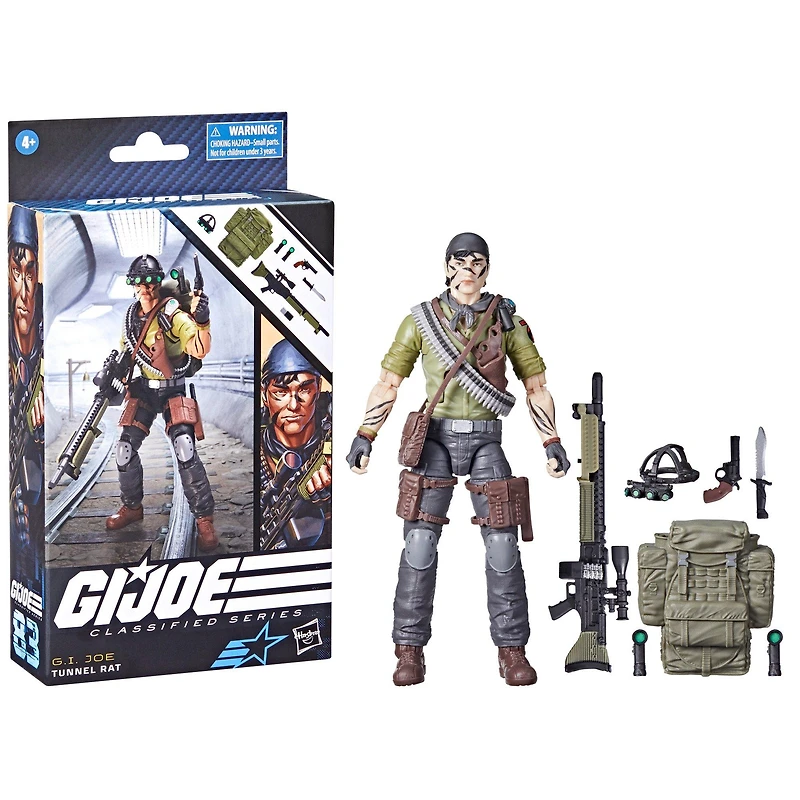 Hasbro G.I. Joe Classified Series Tunnel Rat 6-in Scale Action Figure