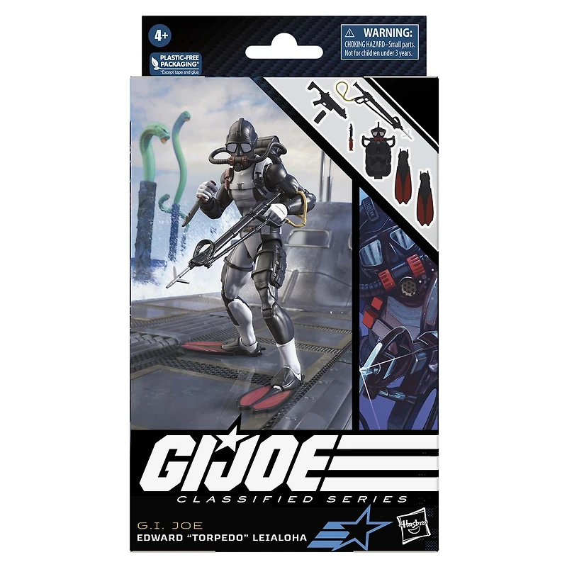 Hasbro G.I Joe Classified Series Edward (Torpedo) Leialoha 6-in Action Figure