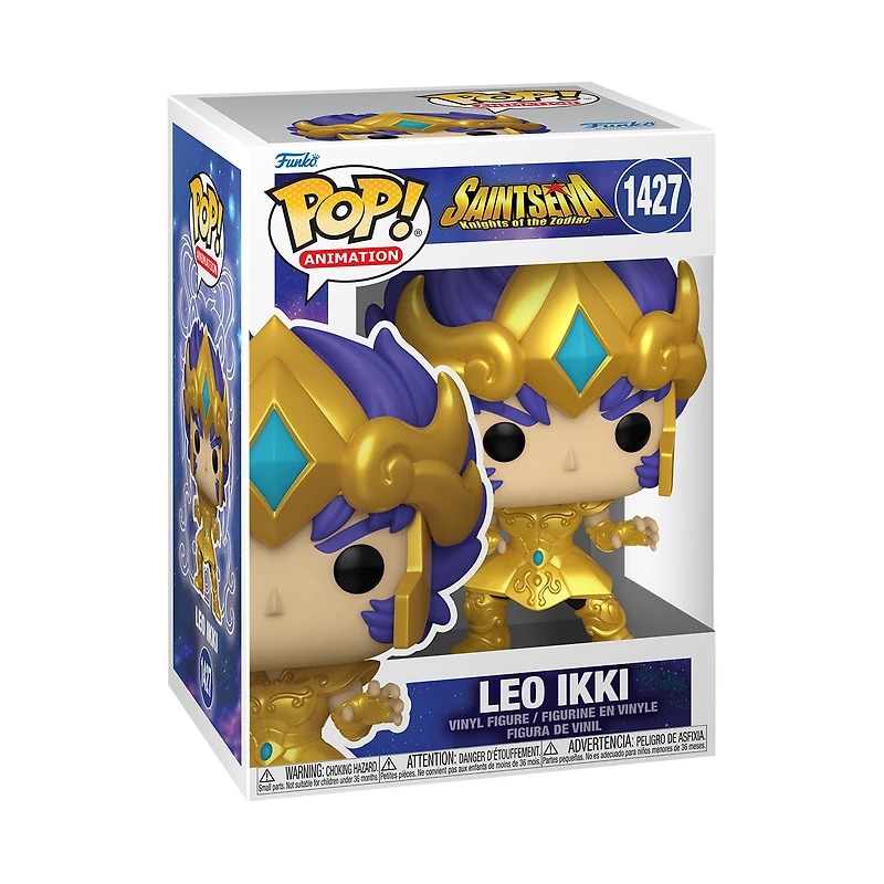Funko POP! Animation: Saint Seiya: Knights of the Zodiac Leo Ikki 4.6-in Vinyl Figure