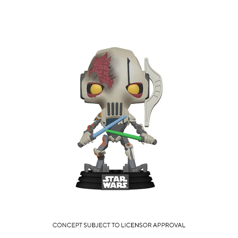 Funko POP! Star Wars Gaming Greats General Grievous with Battle Damage 4.05 Vinyl Figure GameStop Exclusive