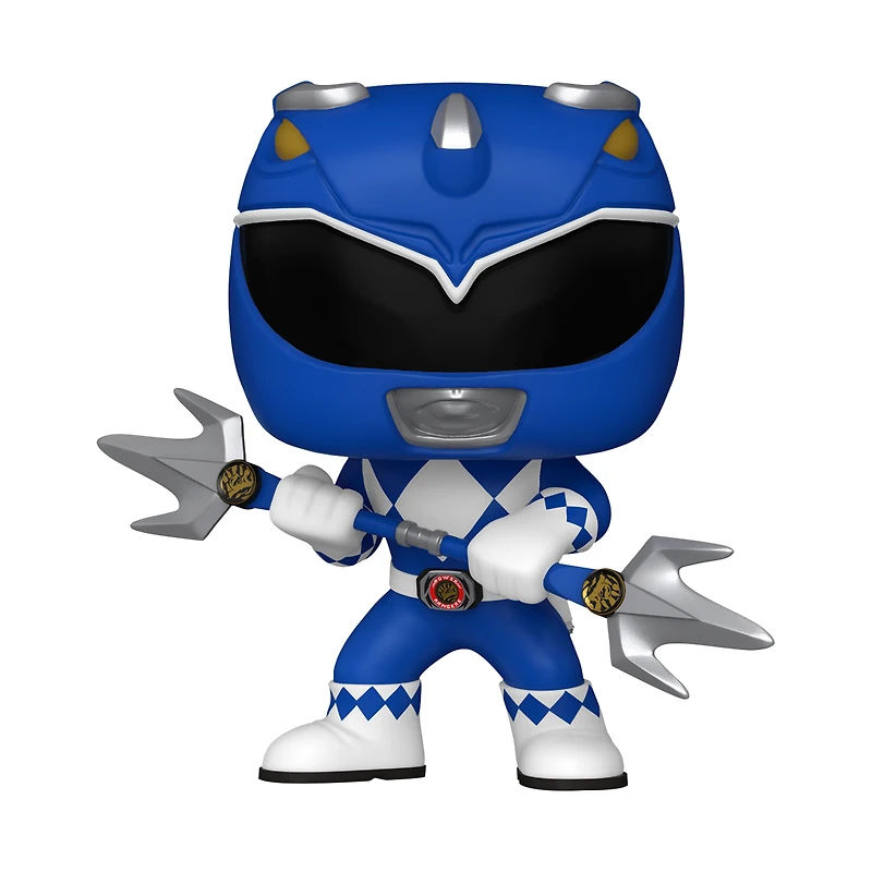 Funko POP! Television: Mighty Morphin Power Rangers 30th Anniversary Blue Ranger 3.85-in Vinyl Figure