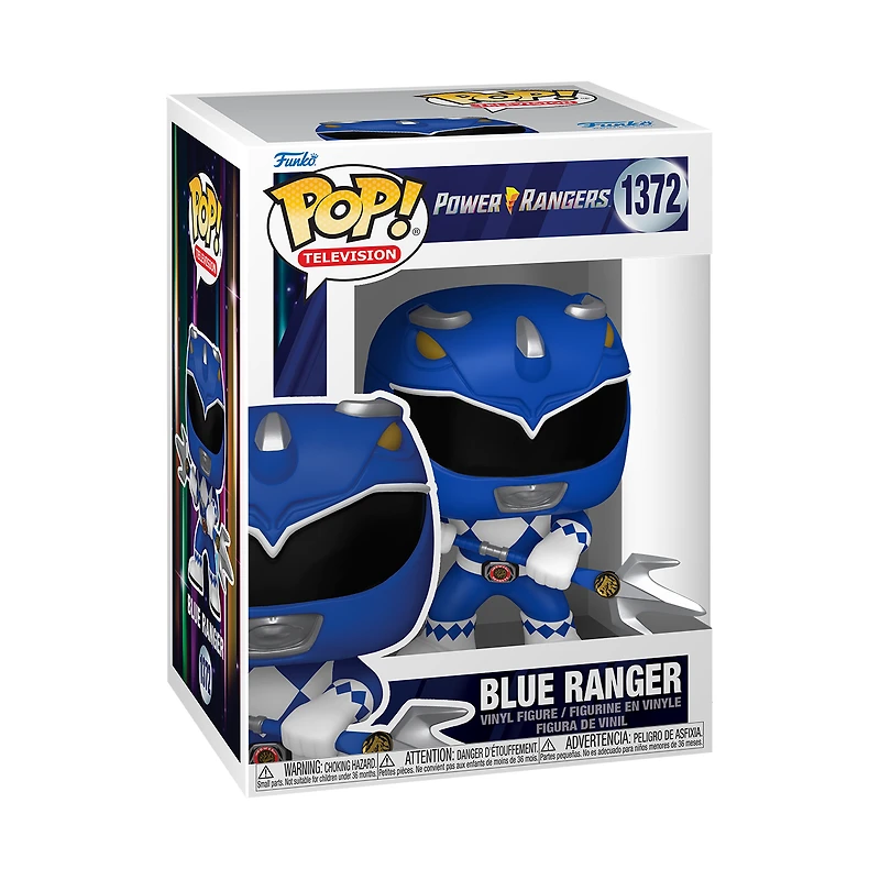 Funko POP! Television: Mighty Morphin Power Rangers 30th Anniversary Blue Ranger 3.85-in Vinyl Figure
