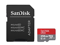 SanDisk Ultra 256GB microSD UHS-I Card with Adapter